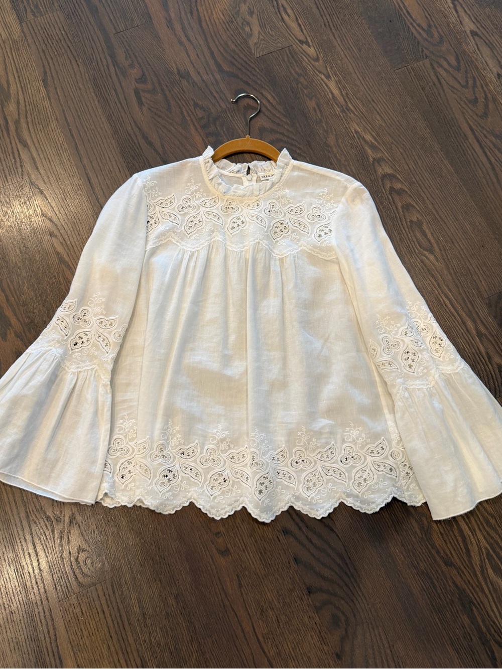 ULLA JOHNSON FLOWY COTTON TOP Size 2